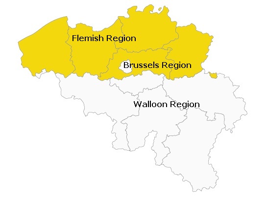 SEO in Belgium - regions
