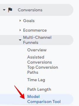 model comparison tool in google analytics - guide