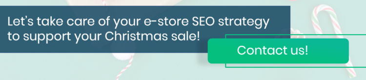 Support your Christmas sales with SEO - in advance! 
