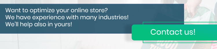 Delante will optimize your e-store!
