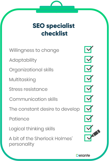 SEO specialist checklist