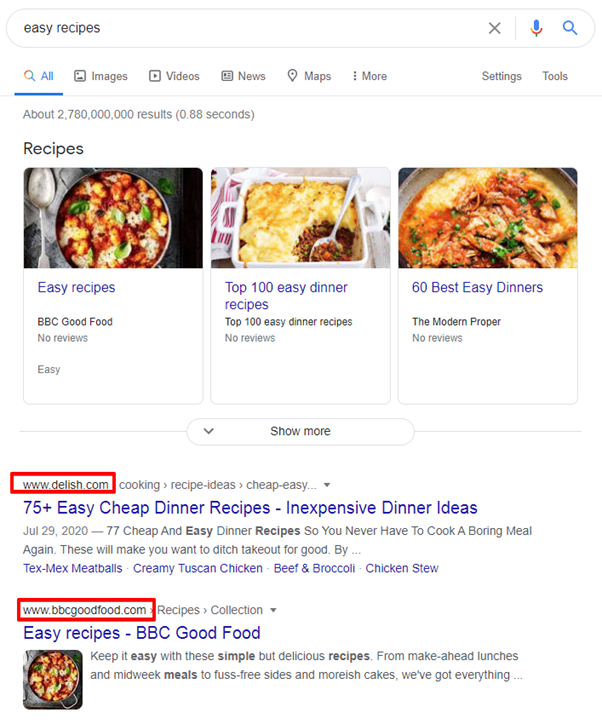 competitor analysis in google
