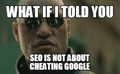 what not to do in SEO in 2021