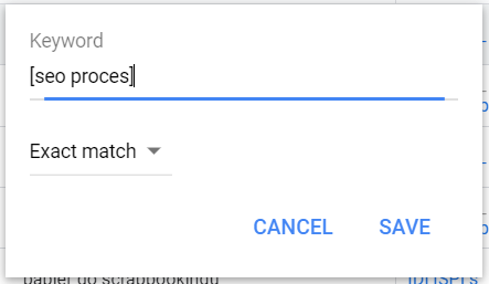 Exact match google ads