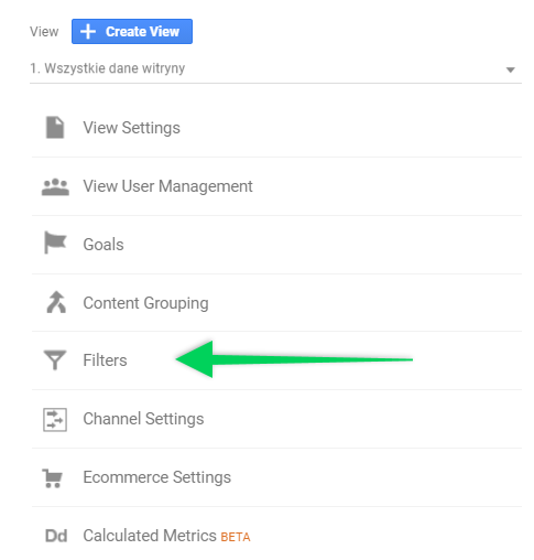 Creating filters at the view level - Google analytics guide