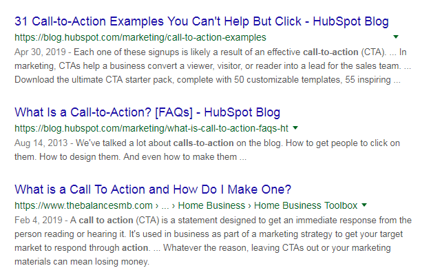 How to be dislayed in voice search CTA