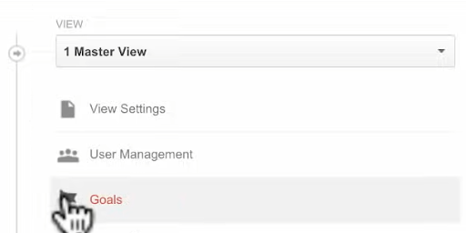 how to set up goals in google analytics step 2