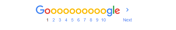 Google Search Engine using pagination instead of infinite scroll 