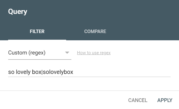 solovelybox custom filter in gsc
