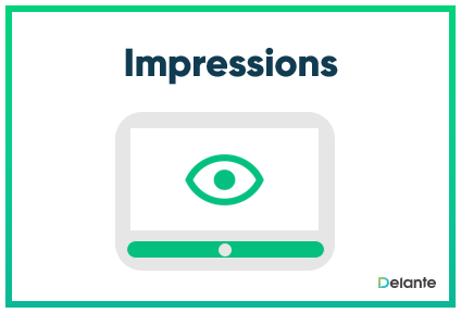 What are impressions?