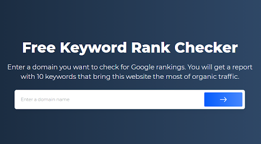 keyword ranking check in google rank checker