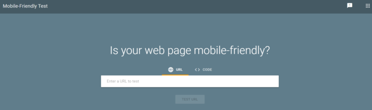 pagespeed insight mobile-friendly test