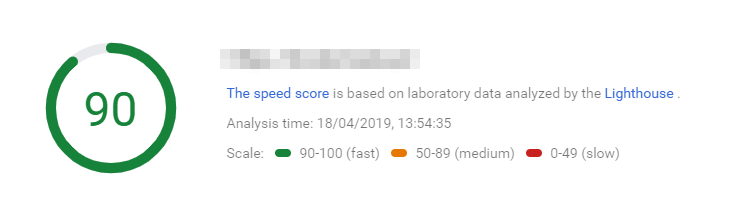 Page speed audit