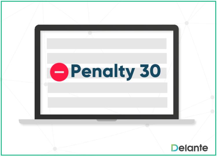 penalty 30 definition