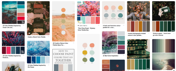 Tools for choosing a color palette