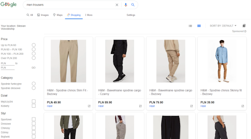 seo trends fashion google shopping tab