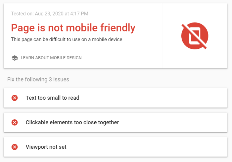 Mobile-friendliness -ux and seo