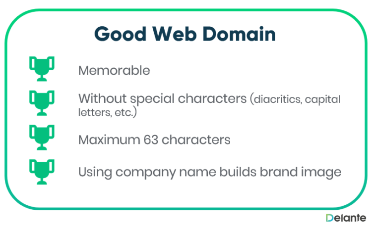 Good Web Domain - characteristics